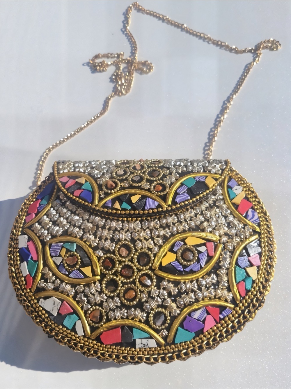NEW RAMLA Rio Bag Mosaic Moroccan handmade stone Directly from Morocco